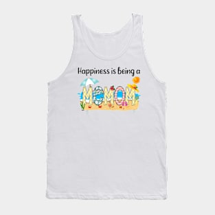 Happiness Is Being A Memom Summer Beach Happy Mother's Day Tank Top